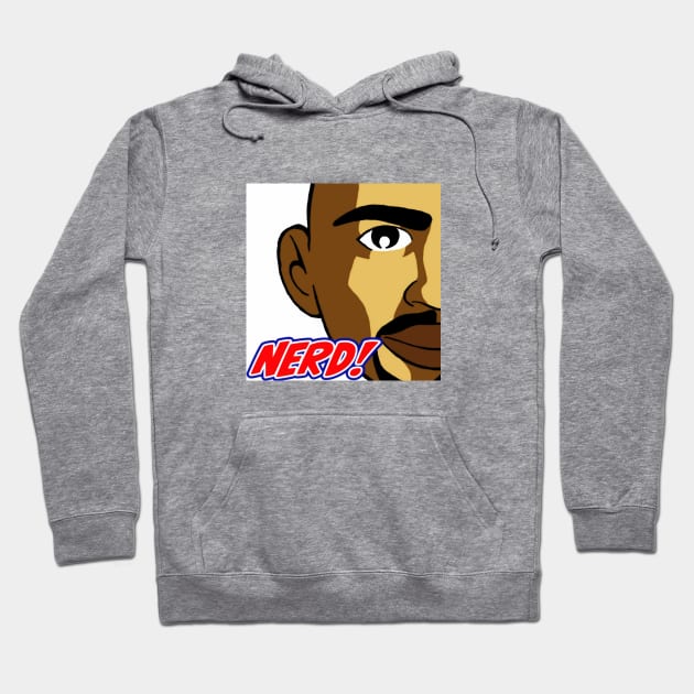 nerd face logo 2 Hoodie by Ed Johnson Presents NERD! Merch